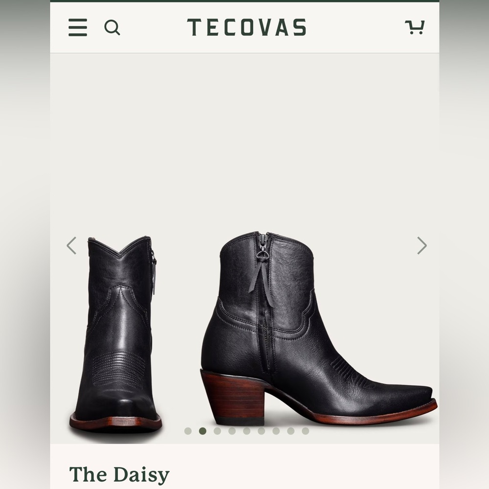 Tecovas Boots - The Daisy 8.5 Midnight Calf
